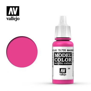Model Color Magenta Fluorescente ''208''