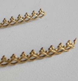 Moldura de latón 25 cm x 5 mm