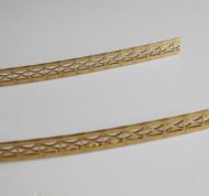 Moldura de latón 25 cm x 6 mm