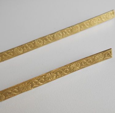 Moldura de latón 25 cm x 5 mm