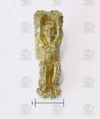 Ornamento de latón 25x9 mm