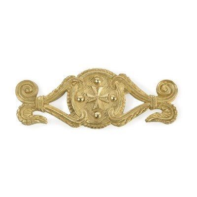 Ornamento de latón 60x22 mm