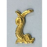Ornamento de latón 15x10 mm