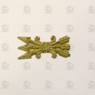 Ornamento de latón flechas 20x9 mm