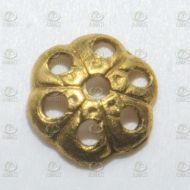 Ornamento de latón circular 4 mm