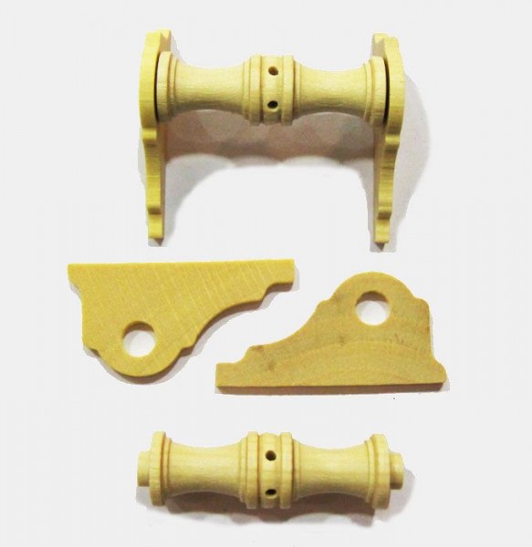 Molinete de madera de 30 mm