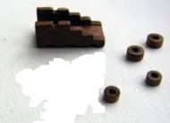 Cureña de madera 19x9 mm