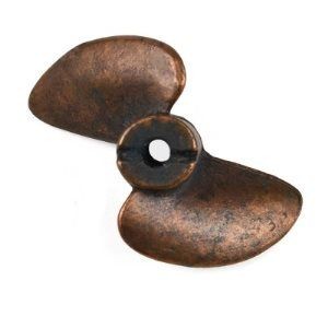 Hélice bipala derecha metal 30 mm