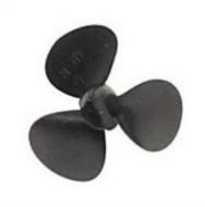 Hélice tripala nylon 40 mm izquierda