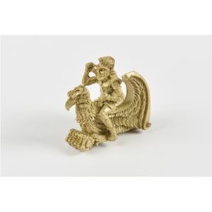 Mascarón grifo con guerrero 35 mm