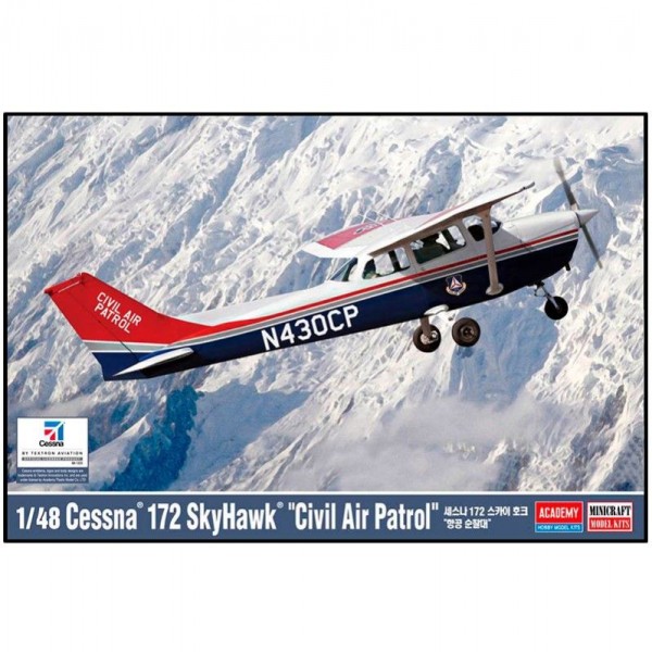  AVIÓN CESSNA 172 SKYHAWK CIVIL AIR PATROL 1/48