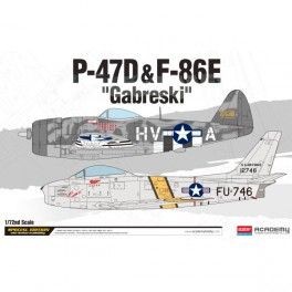 Avión P-47D & F-86E "Gabreski"  Escala 1/72