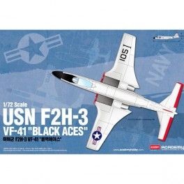 Avión USN  F2H-3 VF-41 Black Aces  Escala 1/72