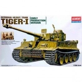 Tanque Tiger I WWII Exterior Model. Escala: 1/35