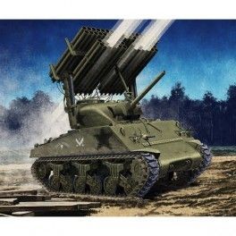 Tanque M4A3 Sherman y T34 Calliope  Escala 1/35