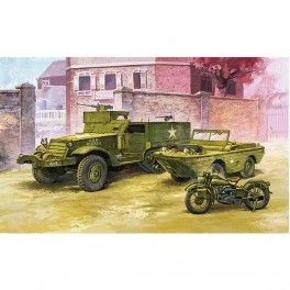 Vehículos M3 US Half Track & Amph. Escala 1/72