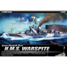 Buque Queen Elizabeth HMS Warspite, escala 1/350