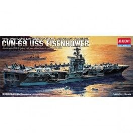 Buque USS CVN-69 Eisenhower, escala 1/800