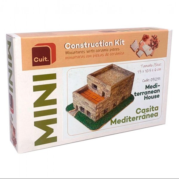 MINI CASITA MEDITERRÁNEA 130X95X60MM