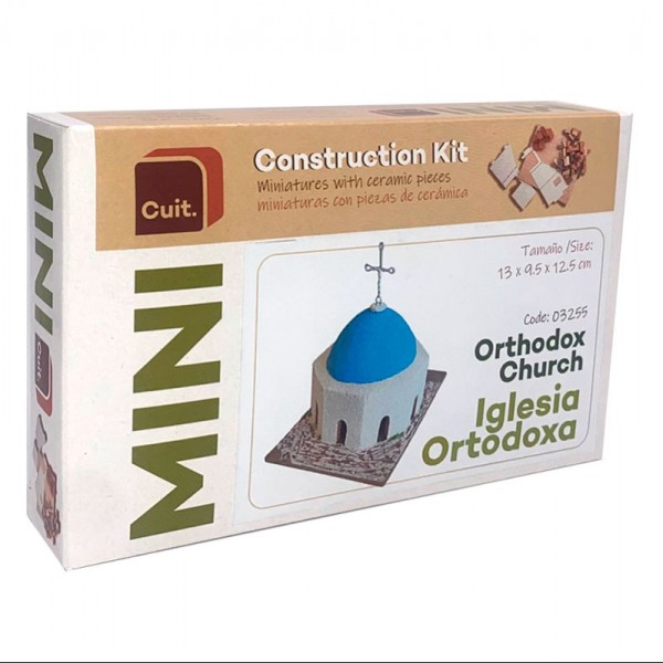 MINI IGLESIA ORTODOXA 130X95X125MM