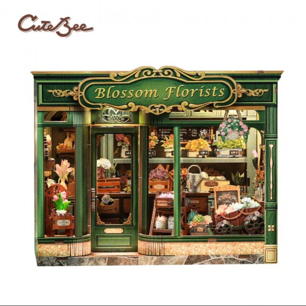 MINIATURE HOUSE BLOSSOM FLORISTS 265 PIEZAS