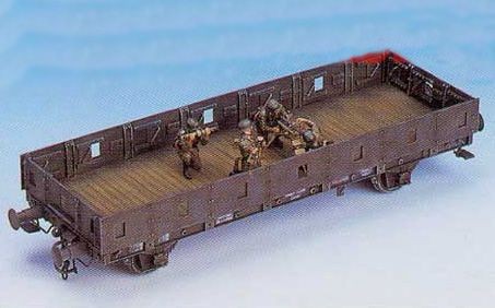 German Railway Flatbed Typ Ommr (2 AXLE)