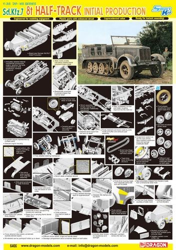Sd.Kfz.7 8t Halftrack Initial Production