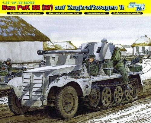 5CM PAK 38SF AUF ZUGKRAFTWAGEN 1T 1/35