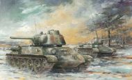 T-34/76 MOD.1943 W/COMMANDER CUPOLA NO.183 1/35
