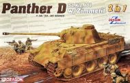 Sd.Kfz.171 Panther Ausf.D w/Zimmerit (2 in 1) 1/35