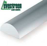 Media caña 2.00 x 350 mm. 4 Unidades