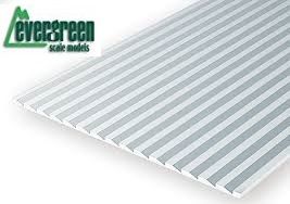 Grabado ''Novelty Siding'' 1.0 x 150 x 300 mm. Espaciado 2.1 mm