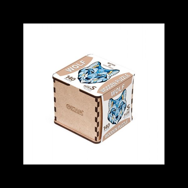 EWA PUZZLE LOBO (S) 140 PIEZAS CAJA DE MADERA