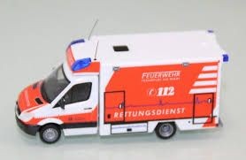 Mercedes Sprinter ambulancia Frankfurt 1/87