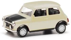 MINI COOPER BLANCO 1/87
