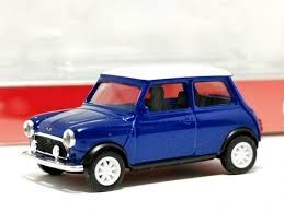 MINI COOPER AZUL 1/87