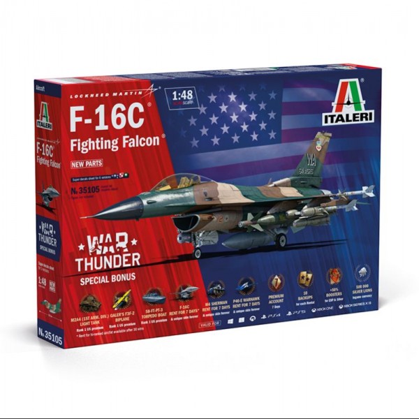 WAR THUNDER SERIES - AVIÓN F-16C FIGHTING FALCON 1:48