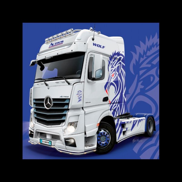 CAMIÓN EXPO. MB ACTROS MP4 GIGA SPACE 1:24