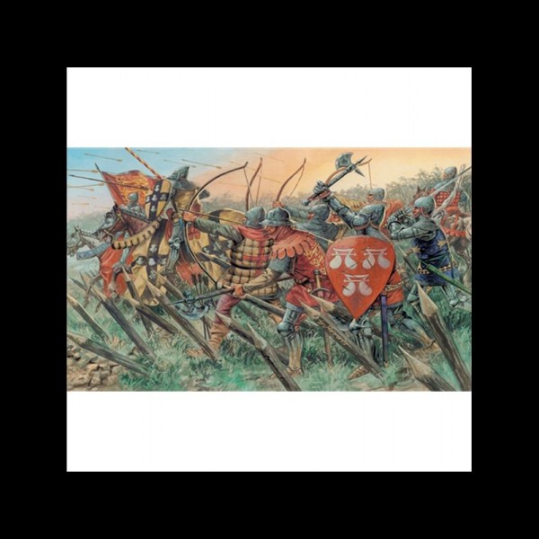 FIG. HISTÓRICAS ENG. KNIGHTS/ARCH. (100 YEARS WAR) 1:72