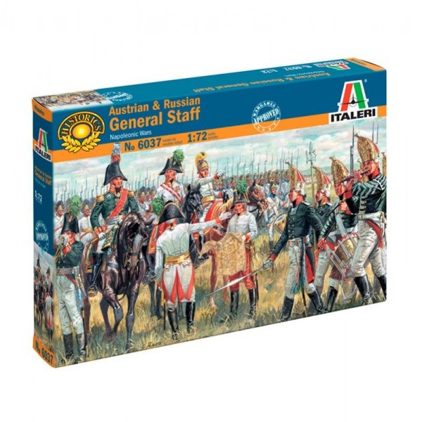 FIGURAS ECUESTRES AUSTRIAN & RUSSIAN GENERAL STAFF 1:72