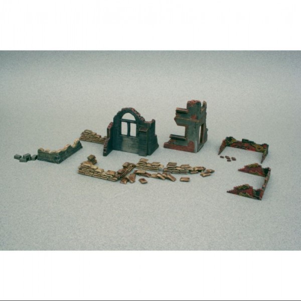 ACC.DIORAMA WALLS AND RUINS 1:72