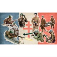 SOLDADOS FREE FRENCH INFANTRY (WWII) 1:72