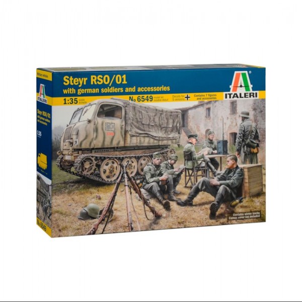 VEHÍCULO MILITAR STEYR RSO/01 W/ GERM. SOLDIERS 1:35
