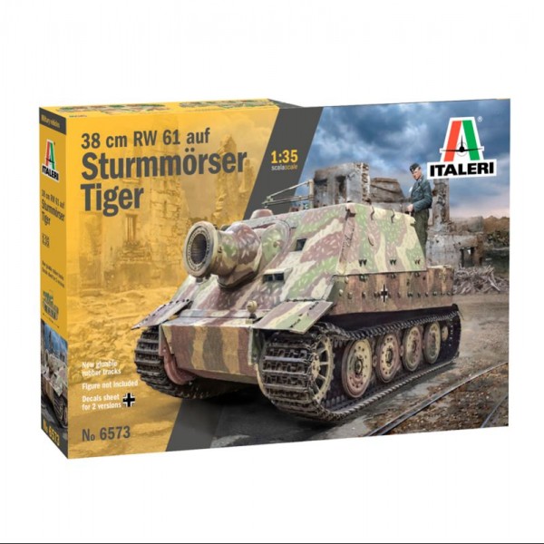 TANQUE 38 CM RW 61 AUF STURMMÖRSER TIGER 1:35