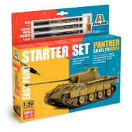 SET CON PINTURAS TANQUE PANTHER AUSF. A STARTER SET - EASY PAINT 1:56