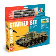 SET CON PINTURAS TANQUE CROMWELL MK. IV STARTER SET - EASY PAINT 1:56 LINE