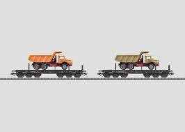 Set de dos vagones con camion 1/87