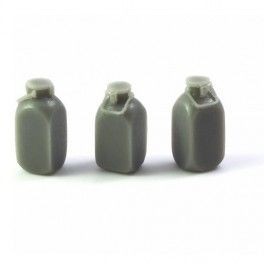 Resina Bidón Agua Alemán 5L 3 piezas. Escala: 1/35 