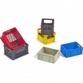 Set de Cajas de Plástico 6uds Escala: 1/35