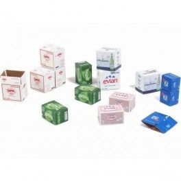 Cajas a Escala de Agua 30 uds. Escala: 1/35